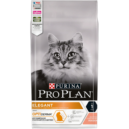 Сухой корм для стерилизованных кошек Purina PRO PLAN с лососем 1,5 кг