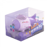 Точилка Yalong, пластиковая с ластиком и контейнером, "Самолеты-космолеты", 1 отверстие, ассорти, инд. упак. пвх, 16 шт в карт упак