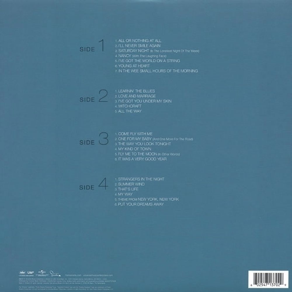 Frank Sinatra. Ultimate Sinatra (2 LP) Фрэнк Синатра