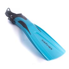 Ласты для плавания SALVAS Hazard Plus Fin BA160MLQQSTS, размер M/L, голубые