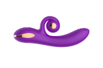 Силиконовый вибратор-кролик с функцией вращения SW3052-purple