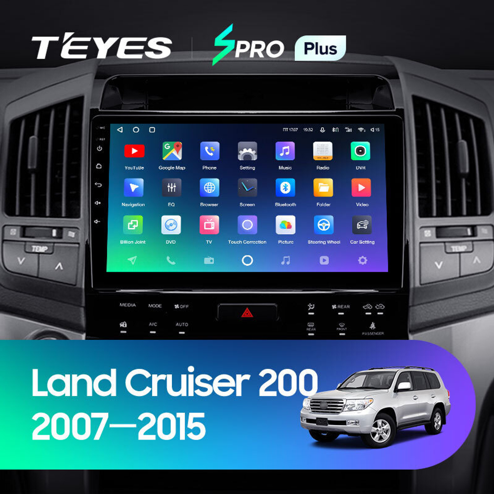 Teyes SPRO Plus 10.2" для Toyota Land Cruiser 200 2007-2015