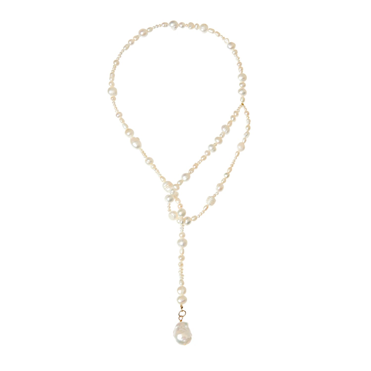 Колье Coarse And Fine Tie Necklace