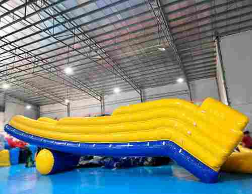 Надувная прямая водная горка для вышки (опоры) «Головокружительный спуск 2» 10х2х7