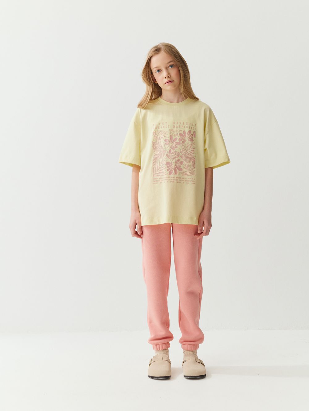Футболка оверсайз "Сливочное масло" с принтом 7+