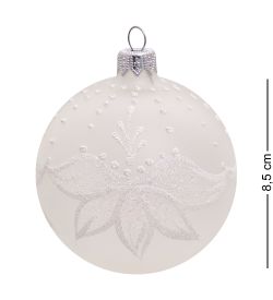 Элита НФШ-1263 Набор ел.украшений Шар 3шт «Снежная фантазия» 85 мм