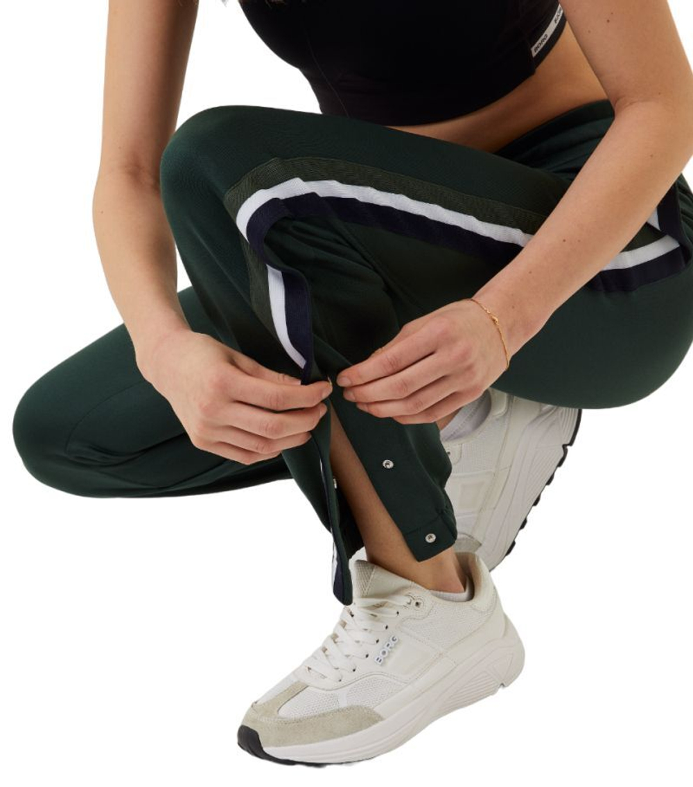 Женские теннисные брюки Björn Borg Ace Tapered Pants - зеленый