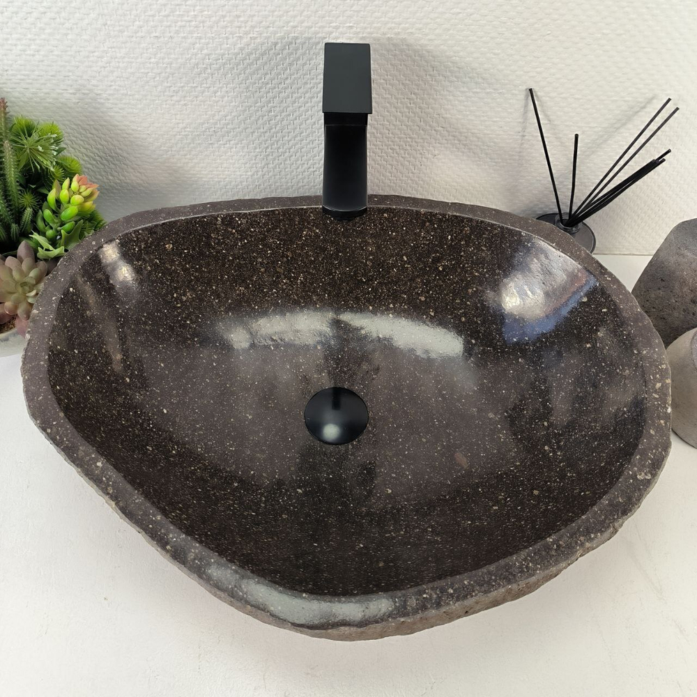 Раковина из речного камня RS-65424 60*44*15 0856