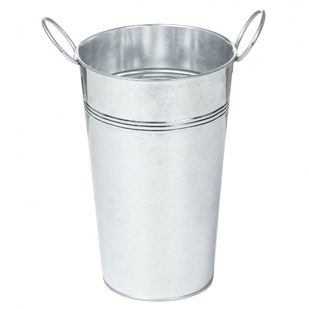 Вазон металлический D14*10*H21,5см STG602