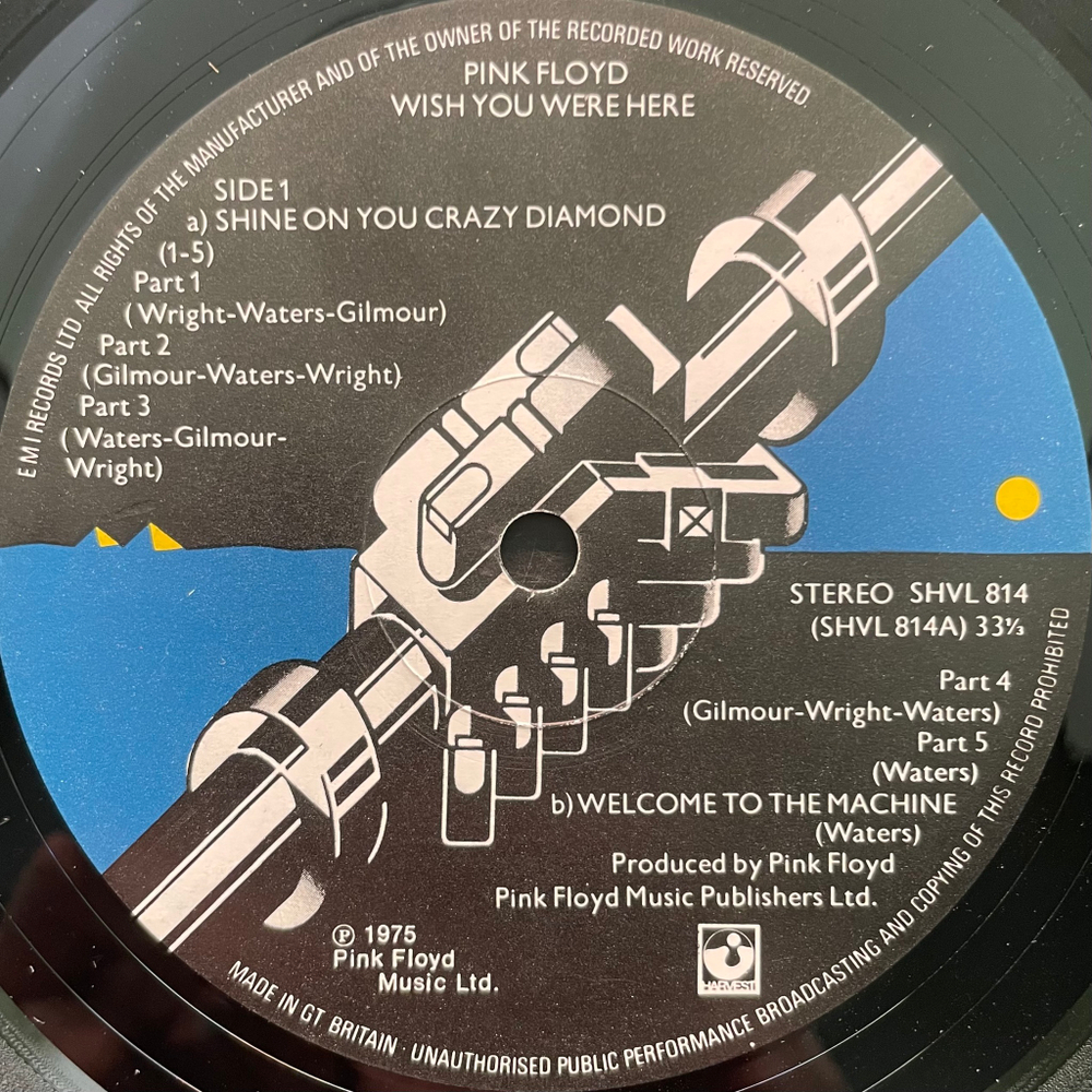 Pink Floyd - Wish You Were Here (Англия 1976г.)