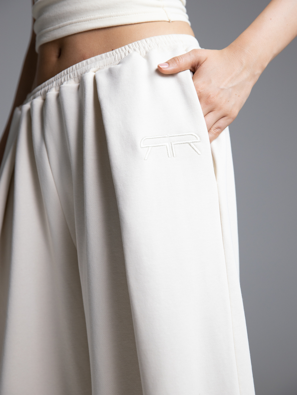 Брюки широкие "ЯR 24' тофу