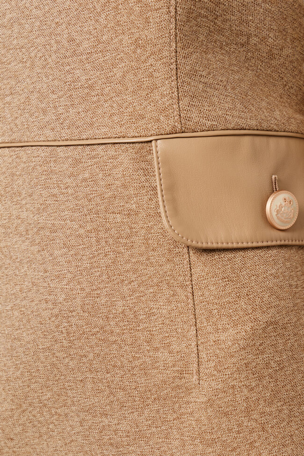 51597 Платье женское (кофейно-бежевый)