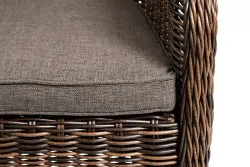 "Равенна" лаунж-зона из искусственного ротанга, цвет коричневый