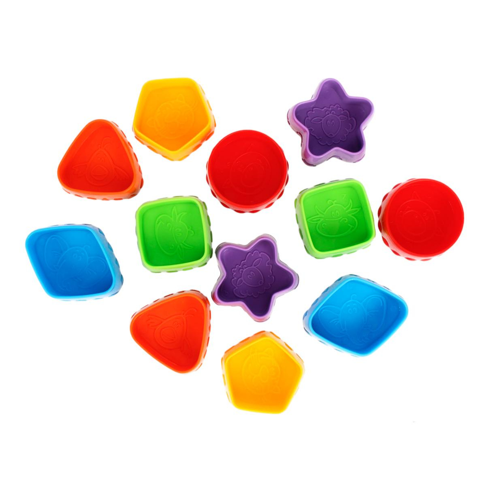 Дидактическая игрушка Ведро-сортер (Нордпласт)