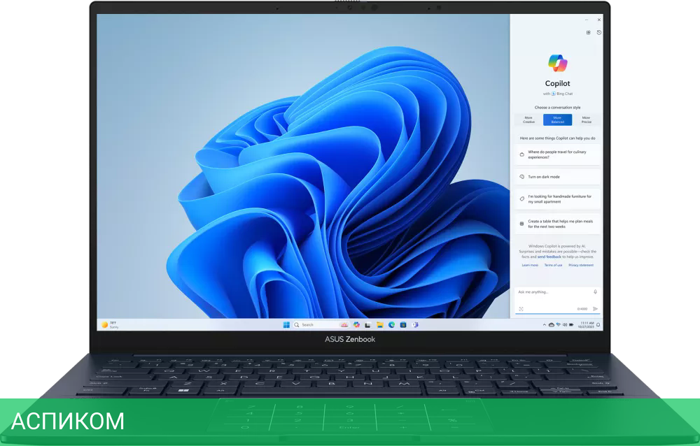 Ноутбук ASUS Zenbook 14 OLED UX3405CA-PP475