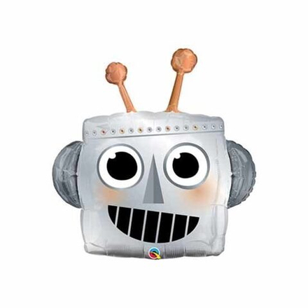Шар фигура "Робот, голова" 89 см