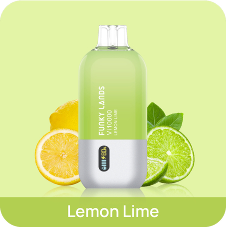 ОСДН Funky Lands 10000 Lemon Lime Ice (лимон, лайм, лед)