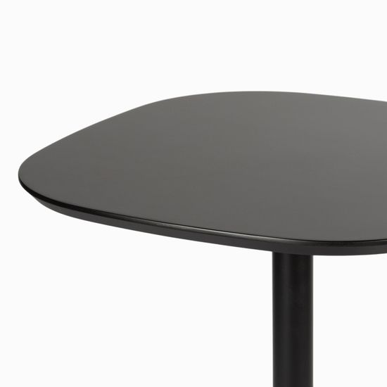 Обеденный стол Square 70х70 черный металл 