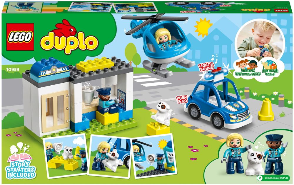 Конструктор LEGO DUPLO Town 10959 Полицейский участок и вертолёт