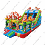 Коммерческий батут "Тигриная страна 2", 8*4*5 м, PR-11890