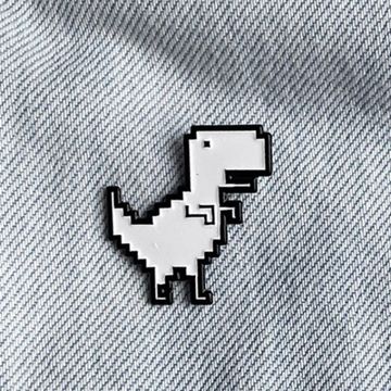 Значок металлический на одежду/Пин. Динозавр 404