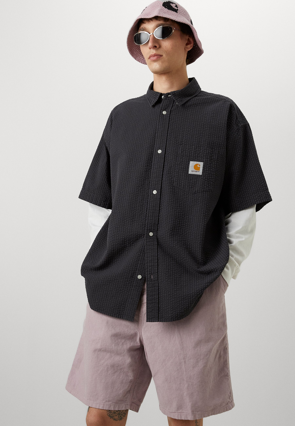 Carhartt WIP WALTER - Шорты - Розовый