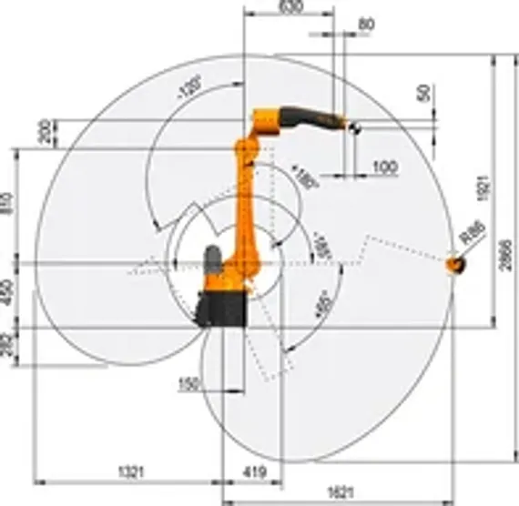 Промышленный робот KUKA KR CYBERTECH KR 8 R2010-2