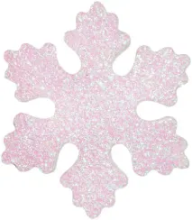 Снежинка из пенофлекса Облачко 200 мм., белый, ПромЕлка (CO-200White)