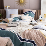 Комплект постельного белья Люкс Сатин 100% хлопок на резинке AR311