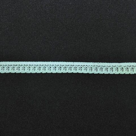 Кружево 13мм ,цвет  св-бирюзовый