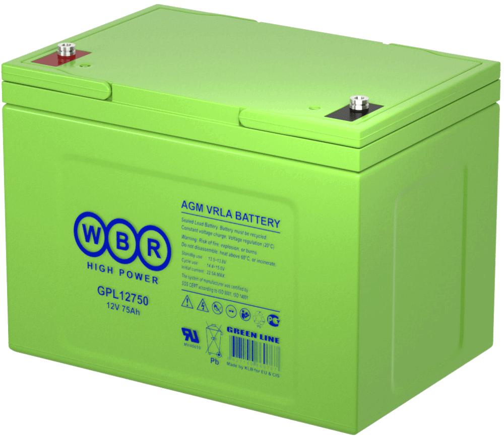 Аккумулятор  WBR GPL12750