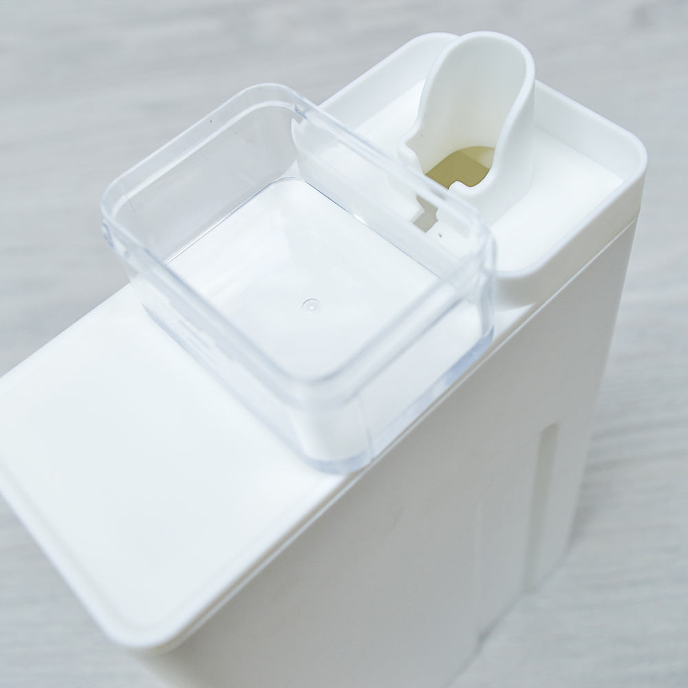 Контейнер для стирального порошка 1л "Eline" (с набором стикеров)