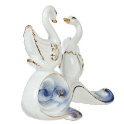 GAEM Фигурка декоративная "Лебеди", L11,5 W6,5 H10,5 см
