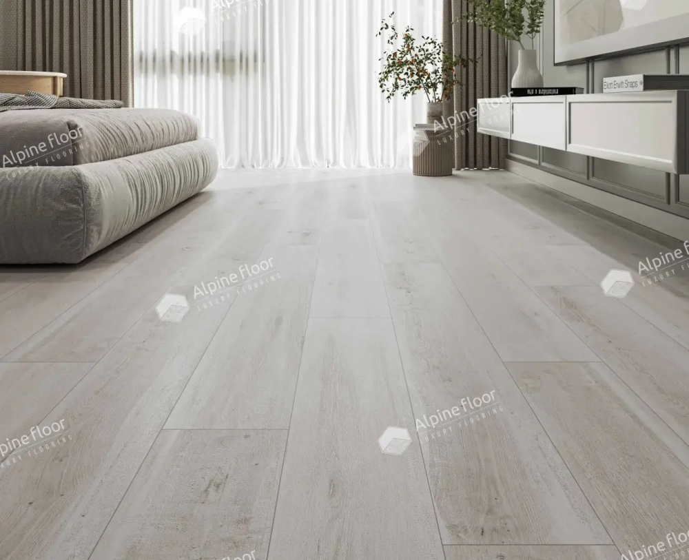SPC ламинат Alpine Floor Дуб Выбеленный