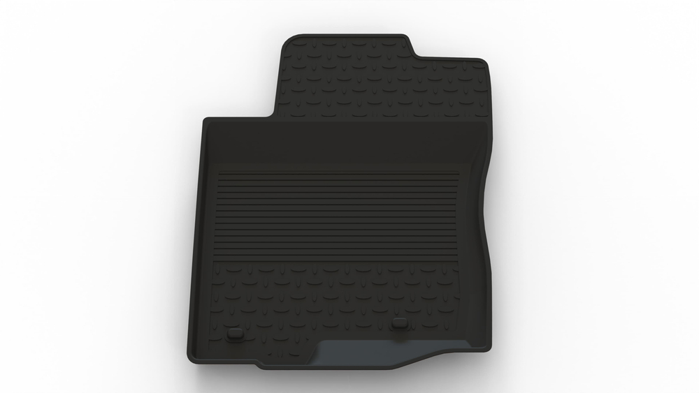 Резиновые коврики с высоким бортом для Toyota Land Cruiser Prado 150 2009-2024 Seintex.86069