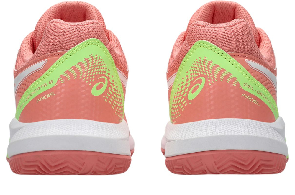 Детские кроссовки для Падел Asics Gel-Dedicate 8 Padel GS - guava/white