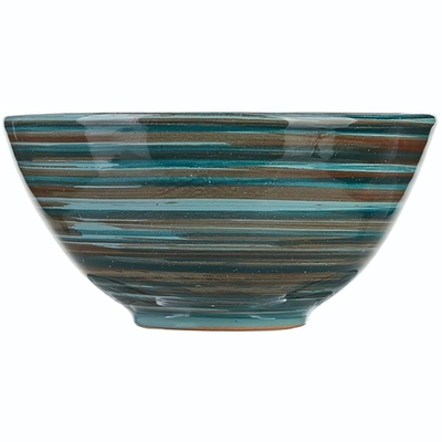 Керамическая пиала для чая «Скандинавия» (объем 250 мл.) (Цвет: голубой)