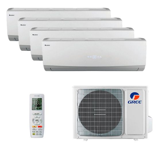 Мультисплит система на 4 комнаты Gree GWH07QAXA-K6DNC2C/I x 4 / GWHD(28)NK6OO (LC)(LH)