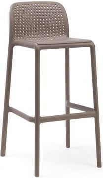 Стул пластиковый барный Lido тортора