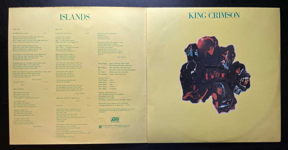 King Crimson ‎– Islands (Япония 1977г.)