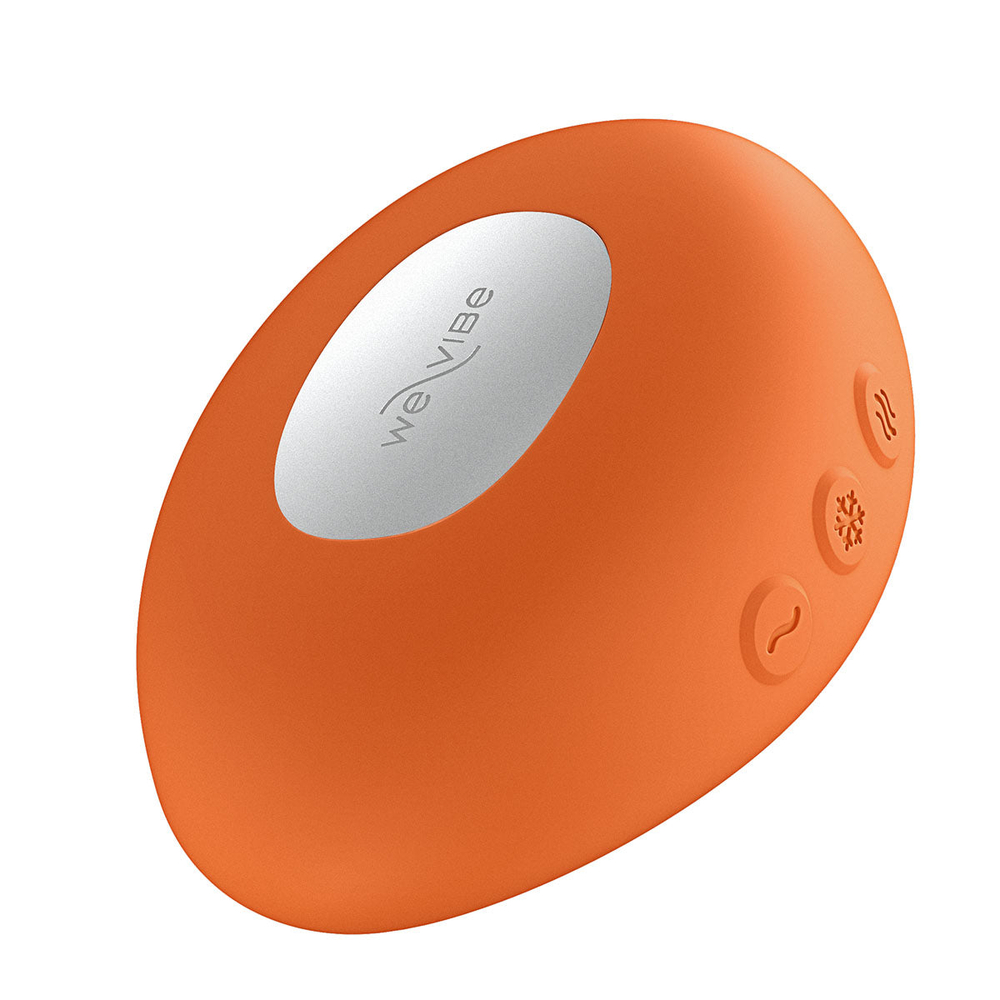 Оранжевый клиторальный вибратор 9,6см We-Vibe Temp Heating & Cooling Massager Tangerine SNHS1SGA