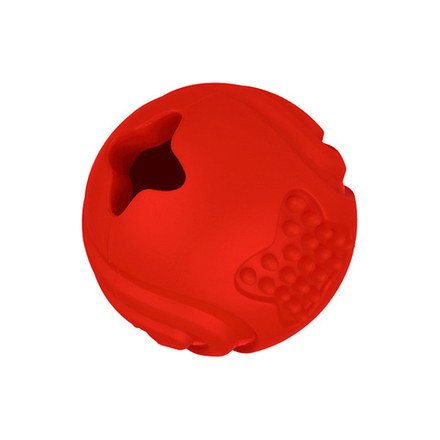 Mr.Kranch игрушка для собак Мяч 6,5см красный с ароматом бекона