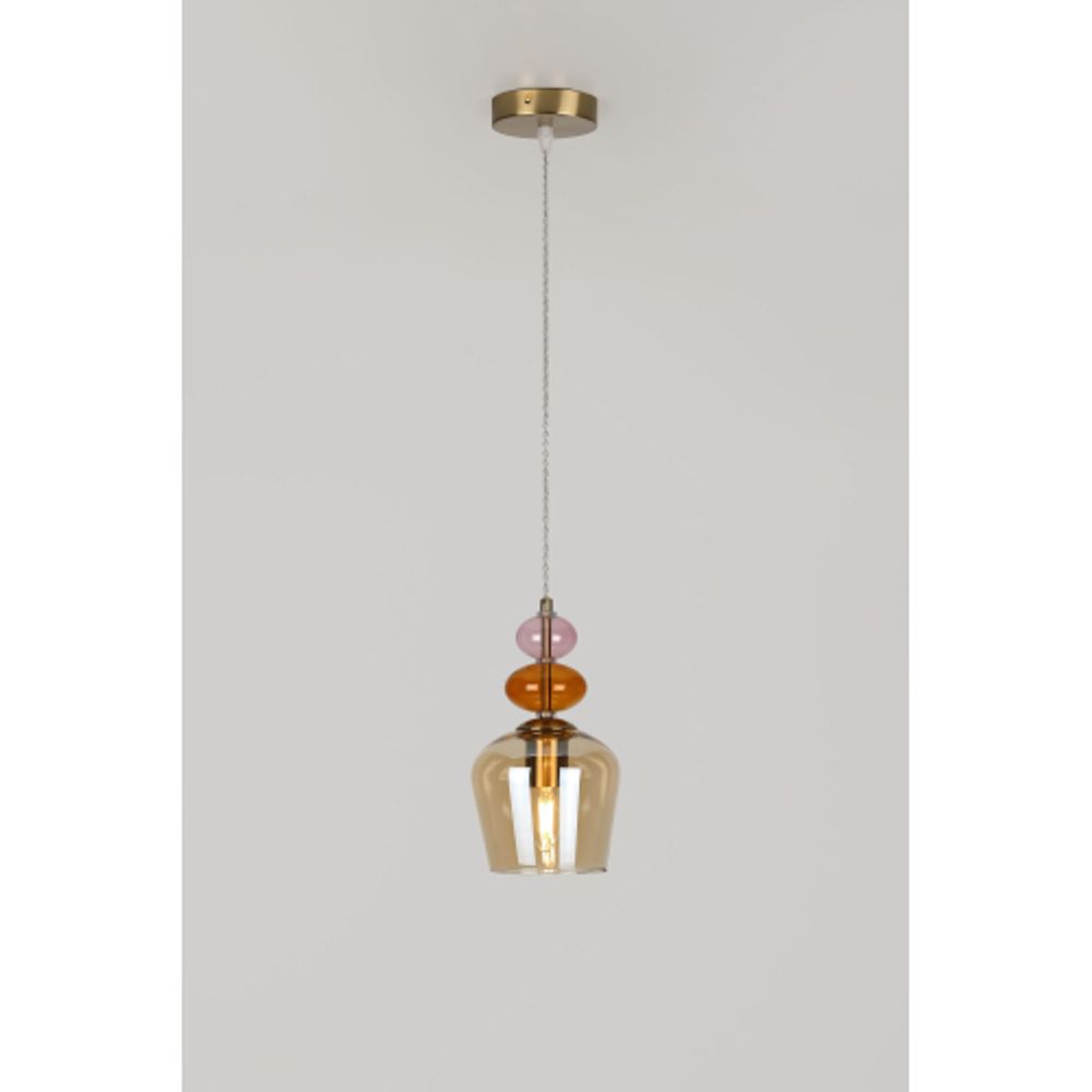 Светильник подвесной (подвес) Rivoli Corina 4114-201 1 х Е27 40 Вт дизайн | Rivoli