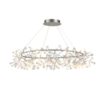 SL379.103.216 Люстра подвесная ST-Luce Серебристый/Белый LED 216*0,5W 3500K RAFINA