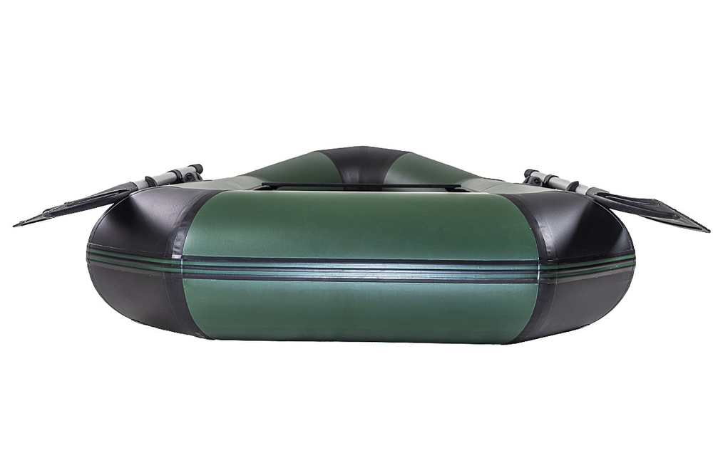 Броня-240 зеленый-черный (лодка ПВХ с усилением)