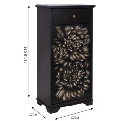 Комод Эн Берри с 4 ящиками Каштан