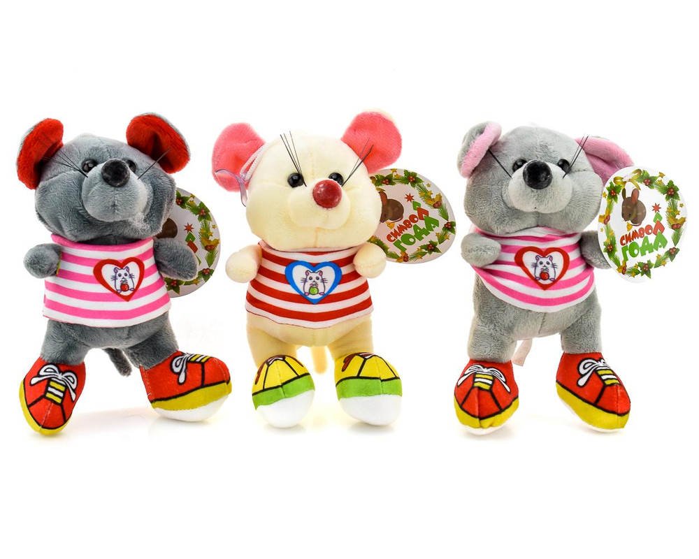 Мягкая игрушка Мышь 16см., пакет