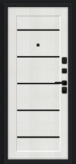 Борн/SBlack Букле черное/Bianco Melinga 205*86 правое