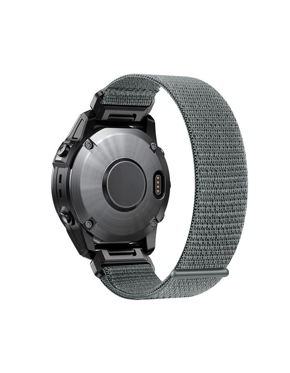 Ремешок TacFit 22 мм. для Garmin Fenix 7 / 6 / 5, Epix 2, Instinct/2, Marq/2. Велкро (Серый)