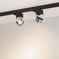 Светильник SP-PLURIO-TRACK-4TR-R77-9W Day4000 (BK-CHR, 36 deg, 230V) (Arlight, IP20 Металл, 3 года) 038111